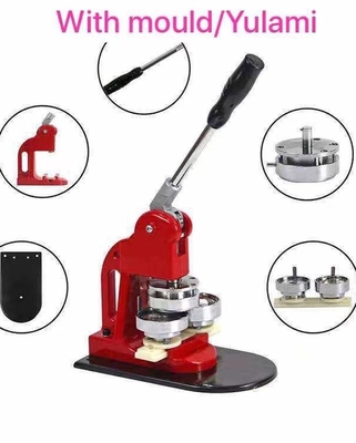 badge machine with round 44 & 58mm mold/moulds