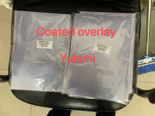 PVC Fusing Sheets PVC Fusion Sheets with 0.3mm White Inkjet Printing Sheet and 0.10mm Coated Overlay From China