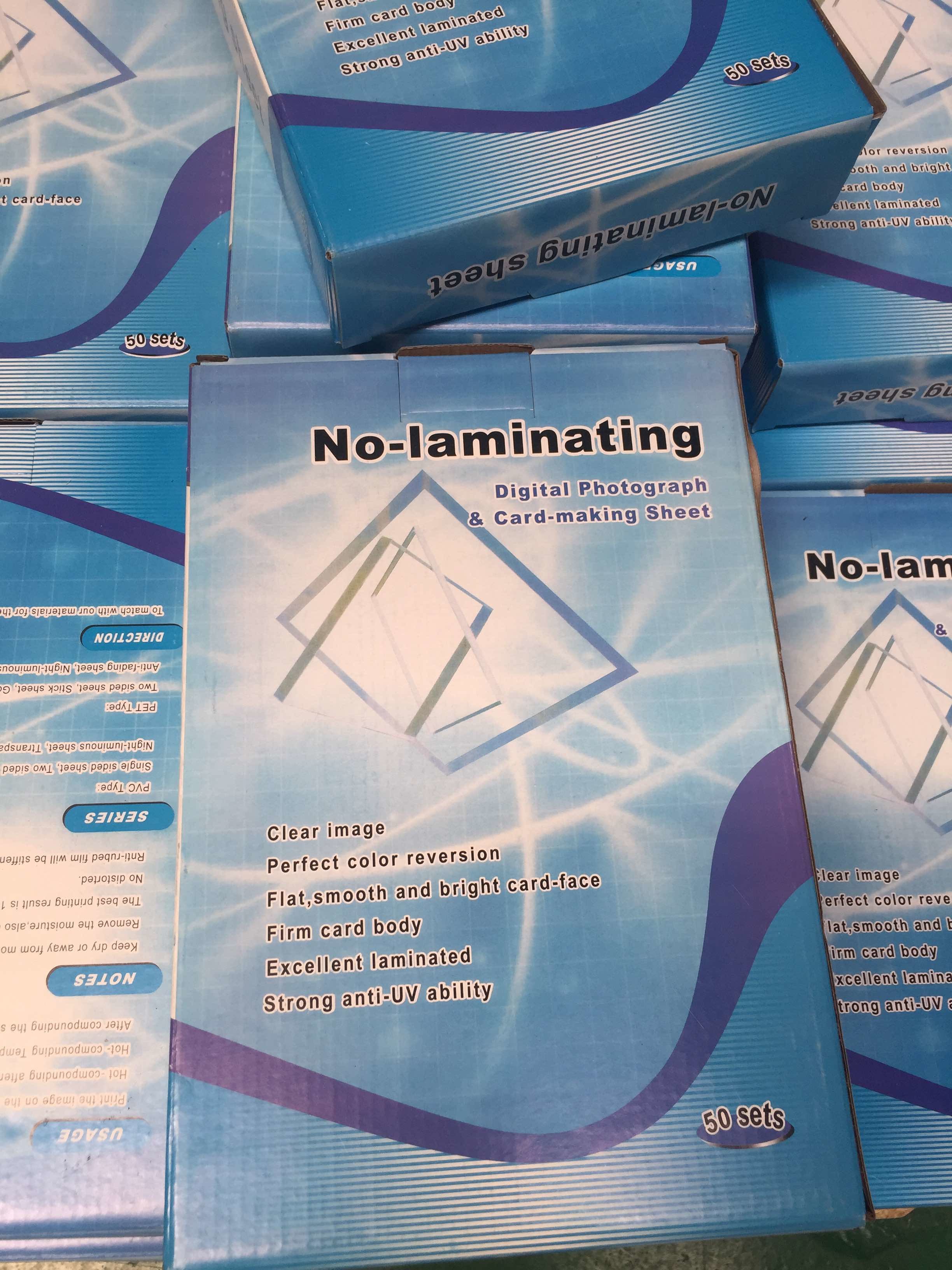 PVC DRAGON SHEETS NON NOLAMINATION LAMINATING CARD MAKING SHEETS